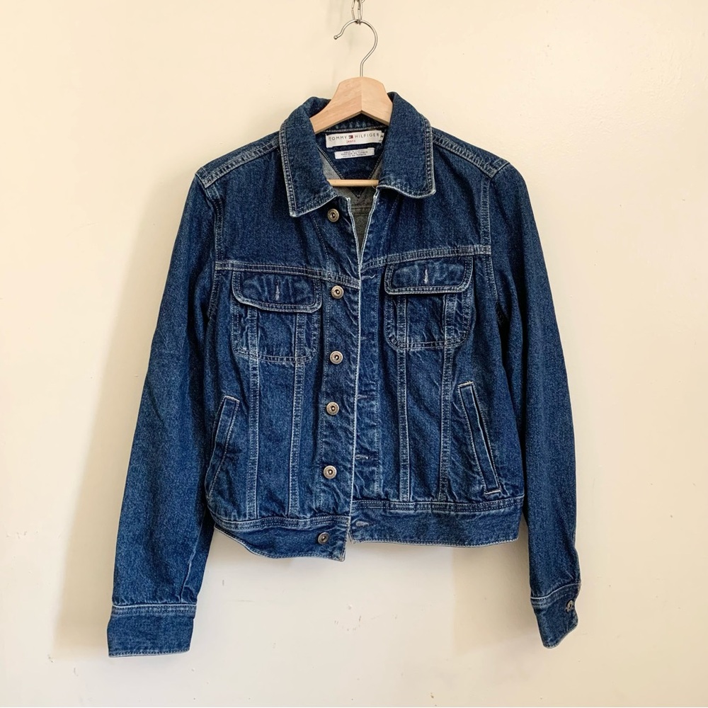Tommy Hilfiger Jeans Blue Denim Jacket Button Down Medium